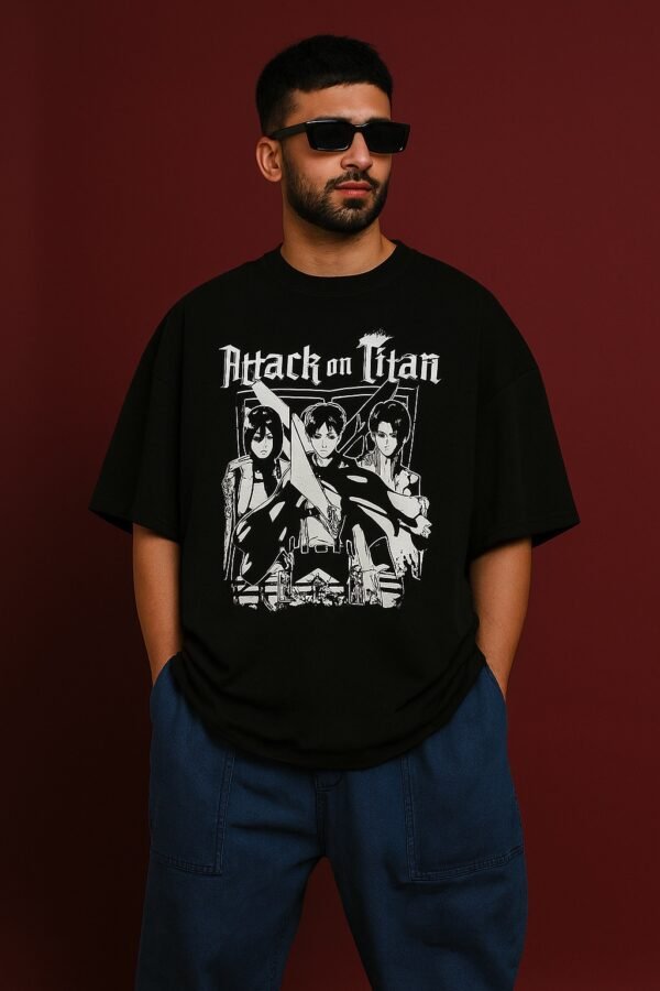 Attack on Titan Drop Shoulder Tee