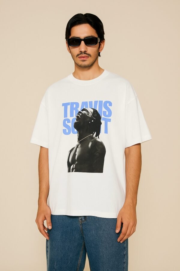 Travis Scott White Tee