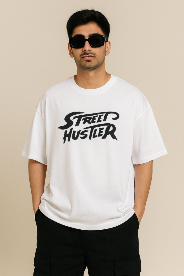 Street Hustler Drop Shoulder Tee