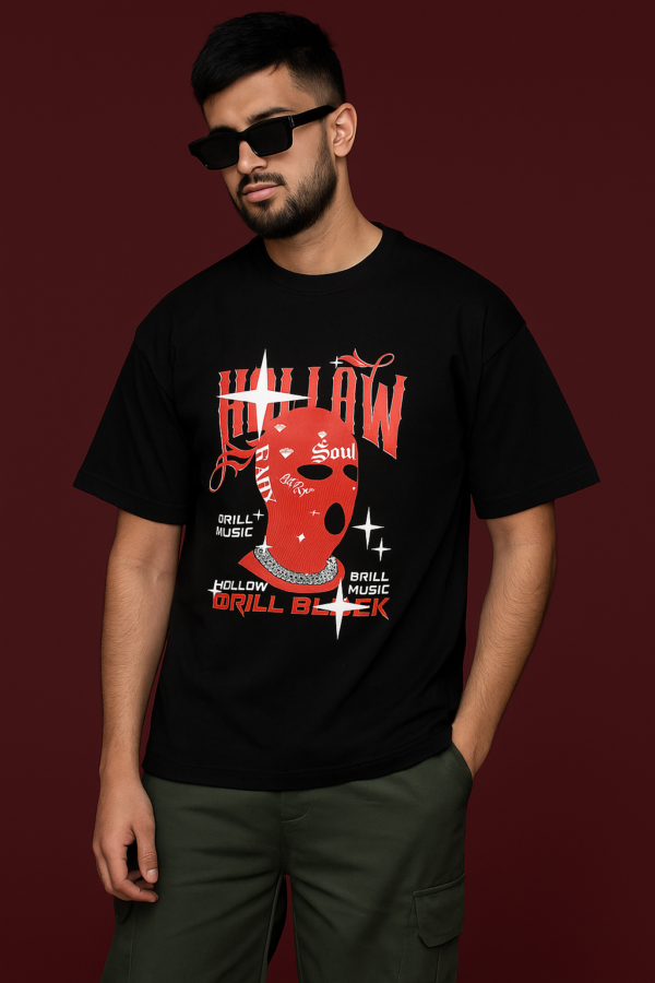 Hollow Drop Shoulder Tee