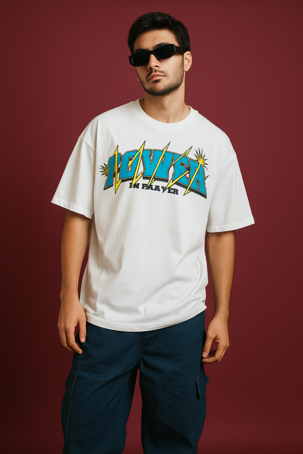 Power in Prayer Drop Shoulder Tee