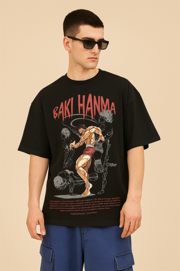 Baki Drop Shoulder Tee