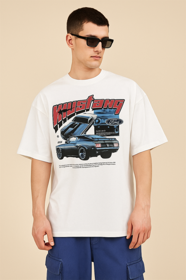 Ford Mustang Drop Shoulder Tee