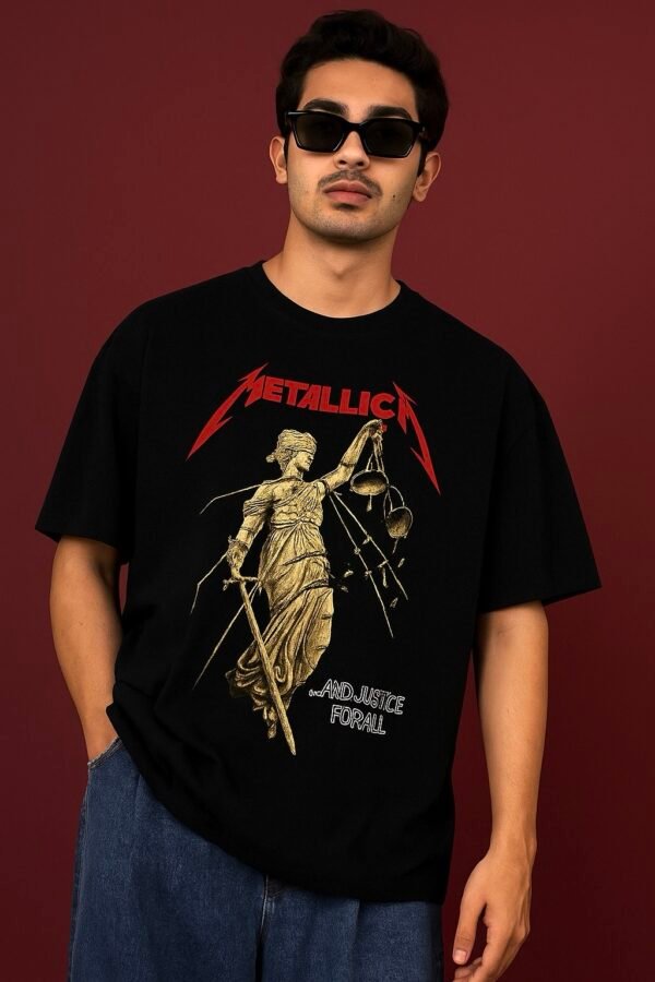 Metallica Drop Shoulder Tee